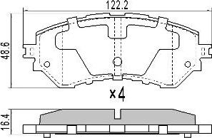 FREMAX FBP-0077 - Bremžu uzliku kompl., Disku bremzes ps1.lv