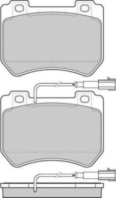 Magneti Marelli P23129MM - Bremžu uzliku kompl., Disku bremzes ps1.lv