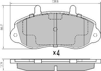 FREMAX FBP-1140 - Bremžu uzliku kompl., Disku bremzes ps1.lv