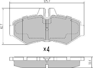 FREMAX FBP-1131 - Bremžu uzliku kompl., Disku bremzes ps1.lv