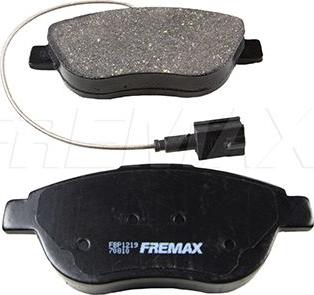 FREMAX FBP-1219 - Bremžu uzliku kompl., Disku bremzes ps1.lv