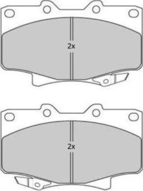 TRUPART DP11502 - Bremžu uzliku kompl., Disku bremzes ps1.lv