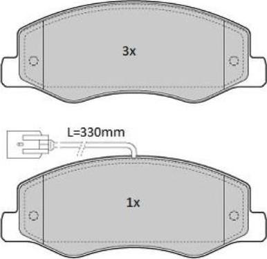 Roulunds Rubber 898281 - Bremžu uzliku kompl., Disku bremzes ps1.lv