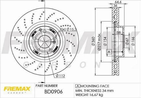 FREMAX FWI-5012 - Indikators, Bremžu uzliku nodilums ps1.lv