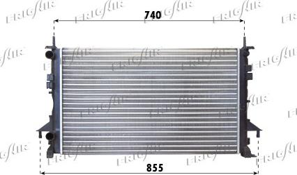 Frigair 0109.3114 - Radiators, Motora dzesēšanas sistēma ps1.lv