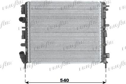 Frigair 0109.3078 - Radiators, Motora dzesēšanas sistēma ps1.lv