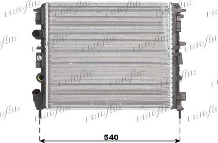 Frigair 0109.3073 - Radiators, Motora dzesēšanas sistēma ps1.lv