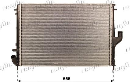 Frigair 0109.3115 - Radiators, Motora dzesēšanas sistēma ps1.lv