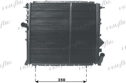 Frigair 0109.2062 - Radiators, Motora dzesēšanas sistēma ps1.lv