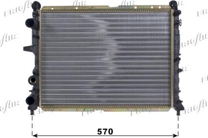 Frigair 0104.3067 - Radiators, Motora dzesēšanas sistēma ps1.lv