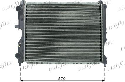 Frigair 0104.3083 - Radiators, Motora dzesēšanas sistēma ps1.lv