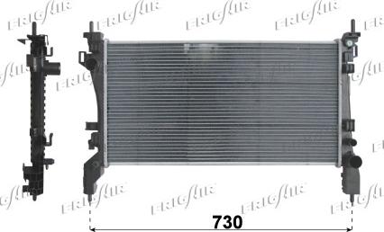 Frigair 0104.3159 - Radiators, Motora dzesēšanas sistēma ps1.lv