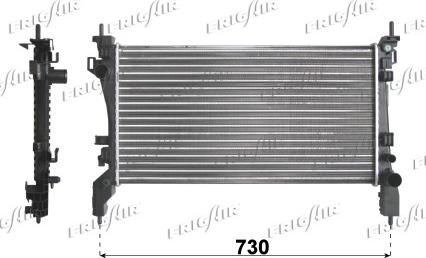 Frigair 0104.3154 - Radiators, Motora dzesēšanas sistēma ps1.lv