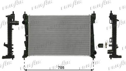 Frigair 0104.3129 - Radiators, Motora dzesēšanas sistēma ps1.lv