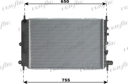 Frigair 0105.3041 - Radiators, Motora dzesēšanas sistēma ps1.lv