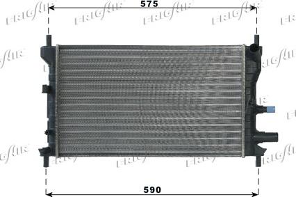 Frigair 0105.3060 - Radiators, Motora dzesēšanas sistēma ps1.lv