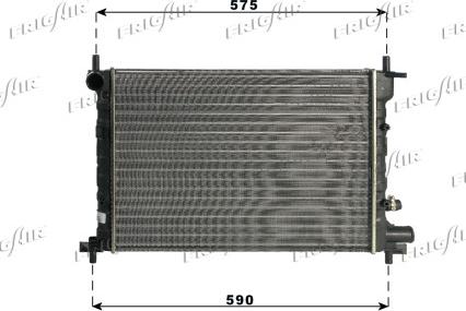 Frigair 0105.3063 - Radiators, Motora dzesēšanas sistēma ps1.lv