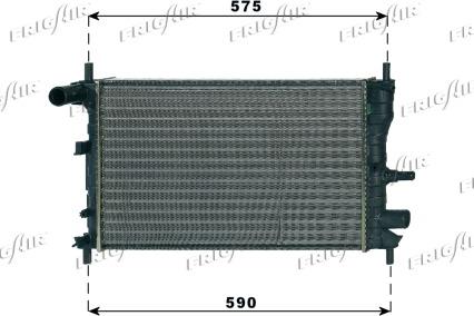 Frigair 0105.3062 - Radiators, Motora dzesēšanas sistēma ps1.lv