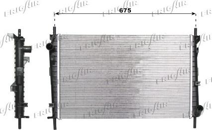 Frigair 0105.3071 - Radiators, Motora dzesēšanas sistēma ps1.lv