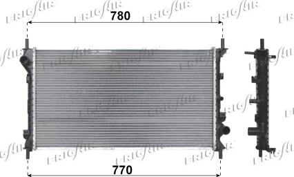 Frigair 0105.3101 - Radiators, Motora dzesēšanas sistēma ps1.lv