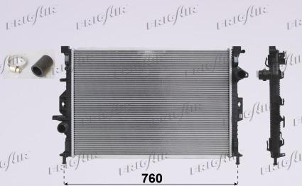 Frigair 0105.3107 - Radiators, Motora dzesēšanas sistēma ps1.lv