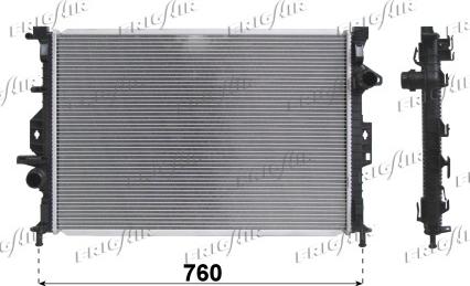 Frigair 0105.3112 - Radiators, Motora dzesēšanas sistēma ps1.lv