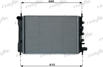 Frigair 0105.2040 - Radiators, Motora dzesēšanas sistēma ps1.lv