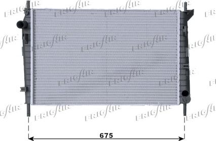 Frigair 0105.2050 - Radiators, Motora dzesēšanas sistēma ps1.lv