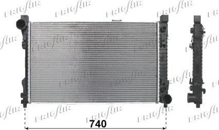 Frigair 0106.3056 - Radiators, Motora dzesēšanas sistēma ps1.lv