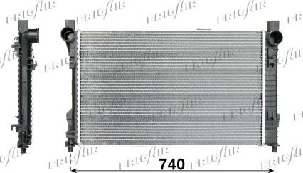 Frigair 0106.3086 - Radiators, Motora dzesēšanas sistēma ps1.lv