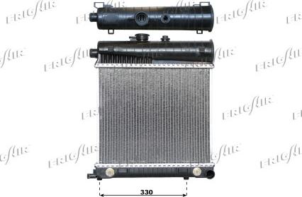 Frigair 0106.3087 - Radiators, Motora dzesēšanas sistēma ps1.lv