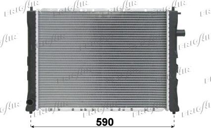 Frigair 0101.2043 - Radiators, Motora dzesēšanas sistēma ps1.lv