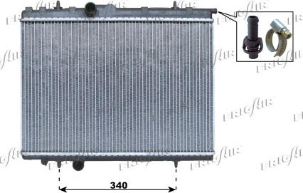 Frigair 0108.3069 - Radiators, Motora dzesēšanas sistēma ps1.lv