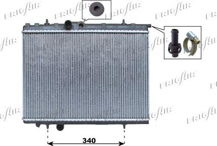 Frigair 0108.3035 - Radiators, Motora dzesēšanas sistēma ps1.lv