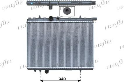 Frigair 0108.3036 - Radiators, Motora dzesēšanas sistēma ps1.lv