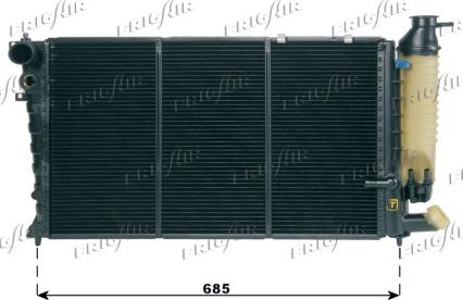 Frigair 0108.3363 - Radiators, Motora dzesēšanas sistēma ps1.lv