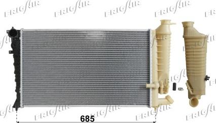 Frigair 0108.2055 - Radiators, Motora dzesēšanas sistēma ps1.lv