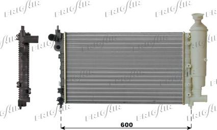 Frigair 0108.2068 - Radiators, Motora dzesēšanas sistēma ps1.lv