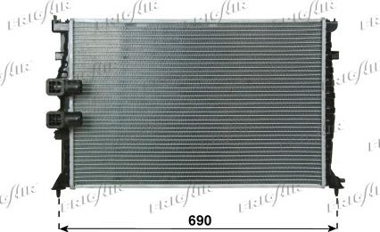 Frigair 0103.3091 - Radiators, Motora dzesēšanas sistēma ps1.lv