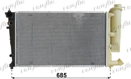 Frigair 0103.3049 - Radiators, Motora dzesēšanas sistēma ps1.lv