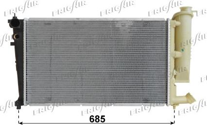 Frigair 0103.3048 - Radiators, Motora dzesēšanas sistēma ps1.lv