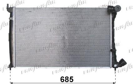 Frigair 0103.3022 - Radiators, Motora dzesēšanas sistēma ps1.lv