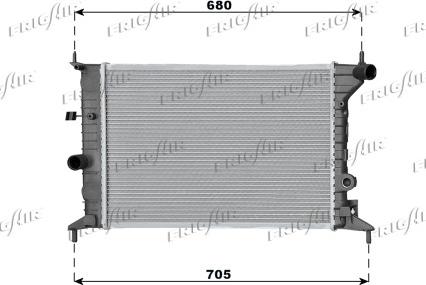 Frigair 0107.3048 - Radiators, Motora dzesēšanas sistēma ps1.lv