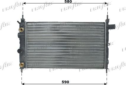 Frigair 0107.3031 - Radiators, Motora dzesēšanas sistēma ps1.lv