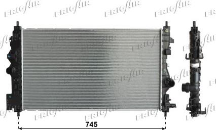 Frigair 0107.3120 - Radiators, Motora dzesēšanas sistēma ps1.lv