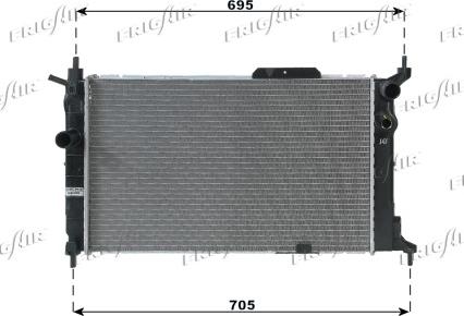 Frigair 0107.2037 - Radiators, Motora dzesēšanas sistēma ps1.lv