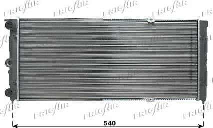 Frigair 0110.3078 - Radiators, Motora dzesēšanas sistēma ps1.lv