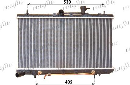 Frigair 0128.3098 - Radiators, Motora dzesēšanas sistēma ps1.lv