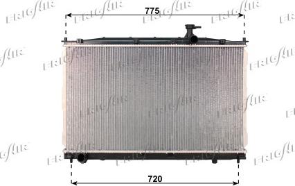 Frigair 0128.3109 - Radiators, Motora dzesēšanas sistēma ps1.lv