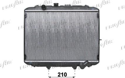 Frigair 0128.3115 - Radiators, Motora dzesēšanas sistēma ps1.lv